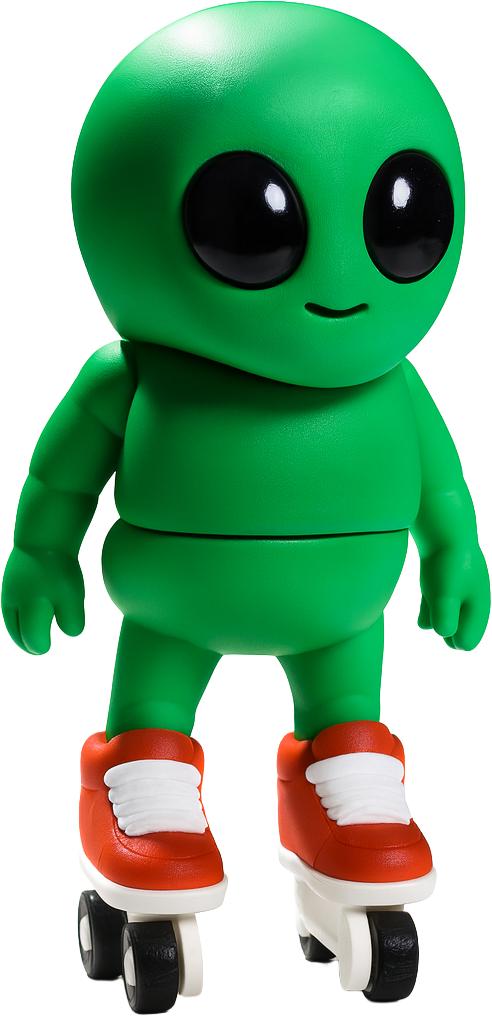 Roller Alien, vista frente